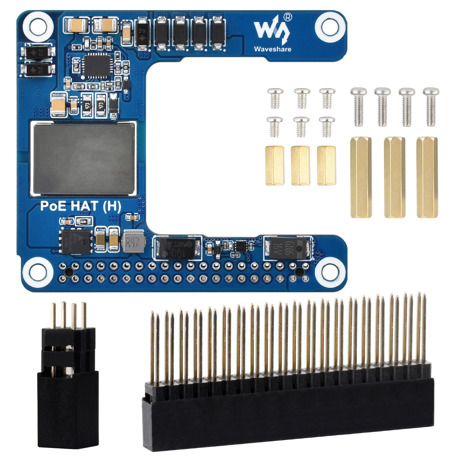 Power Over Ethernet - Waveshare Raspberry Pi 5 PoE HAT