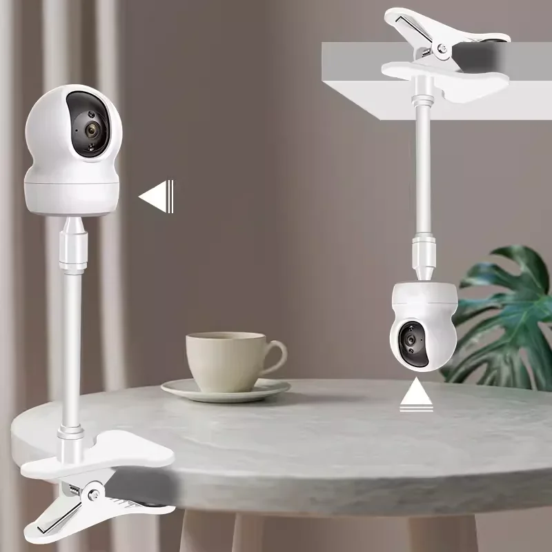 25cm/41cm Flexible Baby Monito - مراجعة Webcam Stand Clip وسعره