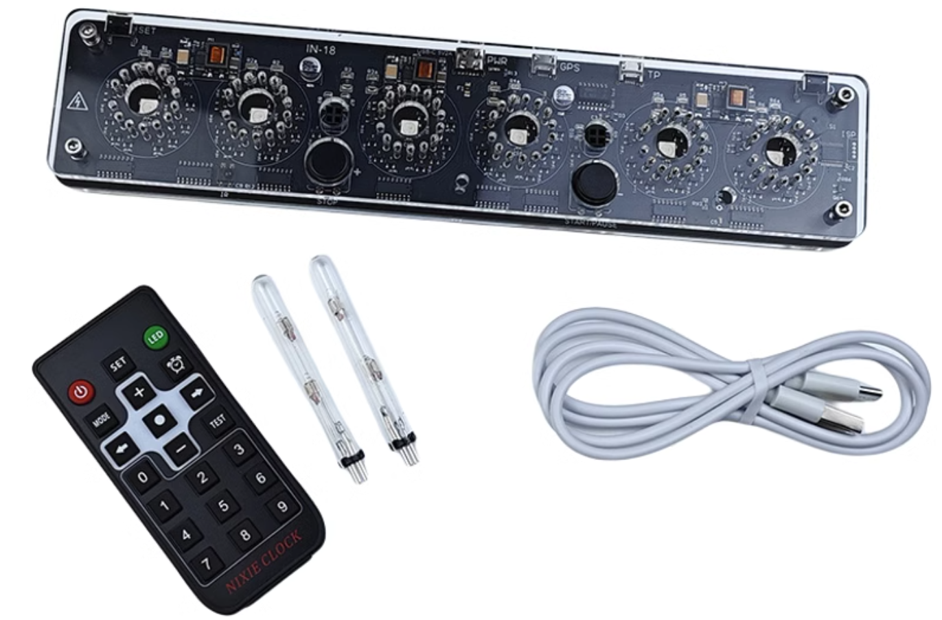 GHXAMP 6-Digit IN-18 Nixie Tub - مراجعة Tech Office Youtube وسعره