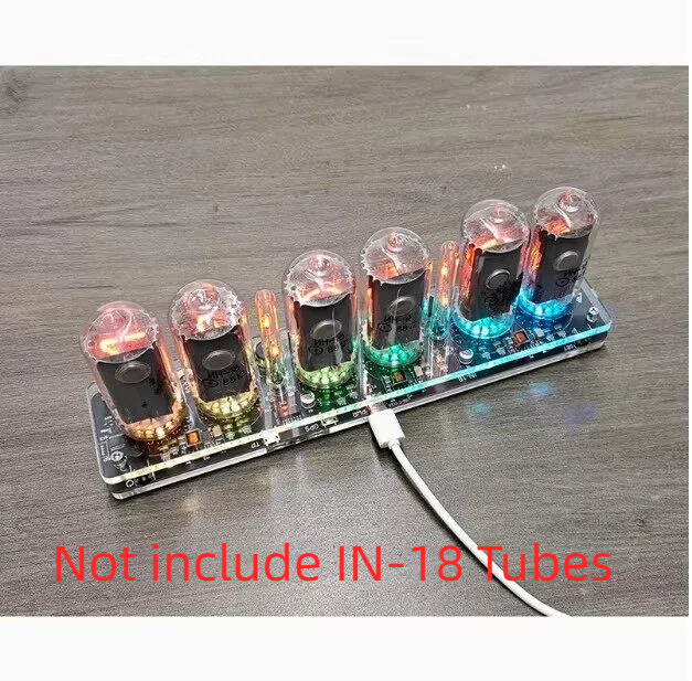 GHXAMP 6-Digit IN-18 Nixie Tub - مراجعة Tech Office Youtube وسعره