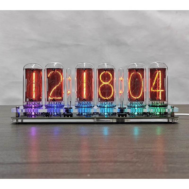 GHXAMP 6-Digit IN-18 Nixie Tub - مراجعة Tech Office Youtube وسعره