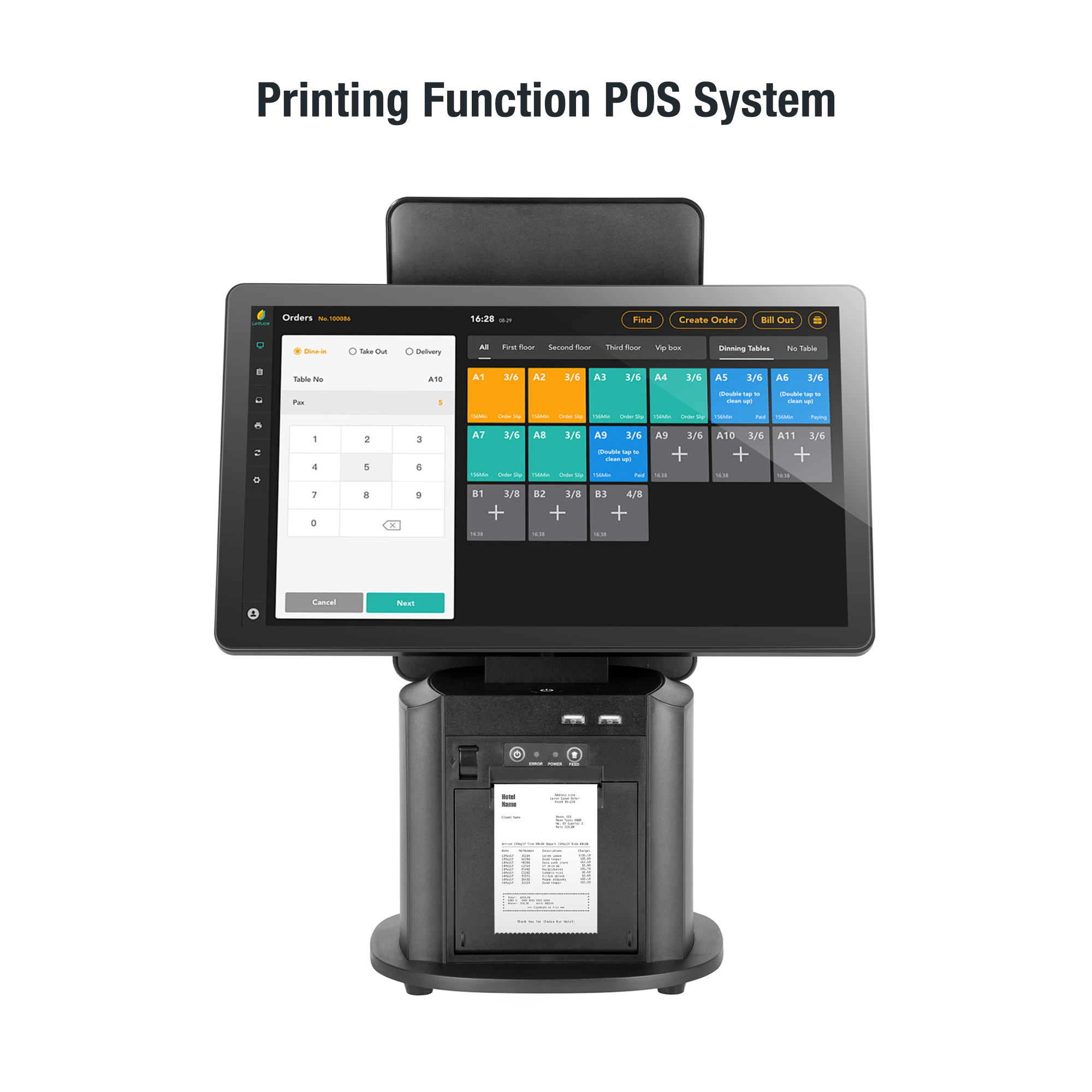 15.6 Inch Pos System Software  - مراجعة Pos Terminal Android وسعره