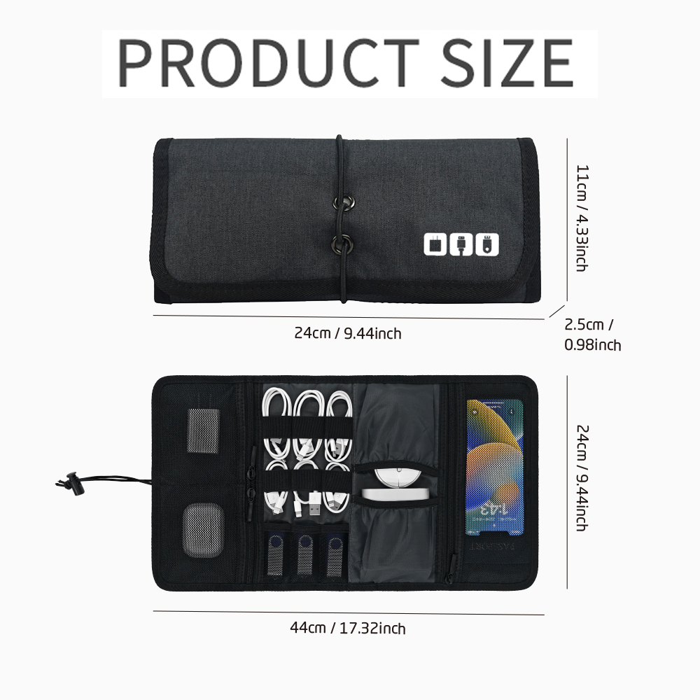 Tech Organizer Bag Cable Stora - مراجعة Office Tech Backpack وسعره