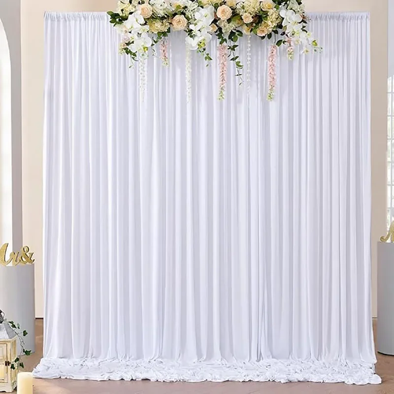 5x8/10ft Wrinkle Free White Ba - مراجعة Office Tech Background وسعره