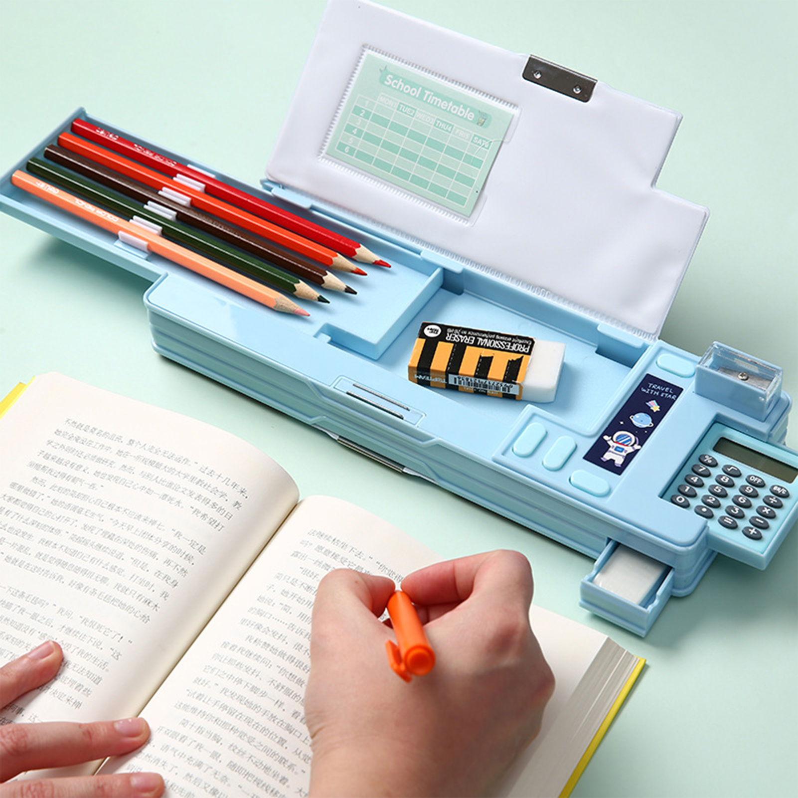 Multi Functional Stationery Bo - مراجعة Office Tech Backpack وسعره