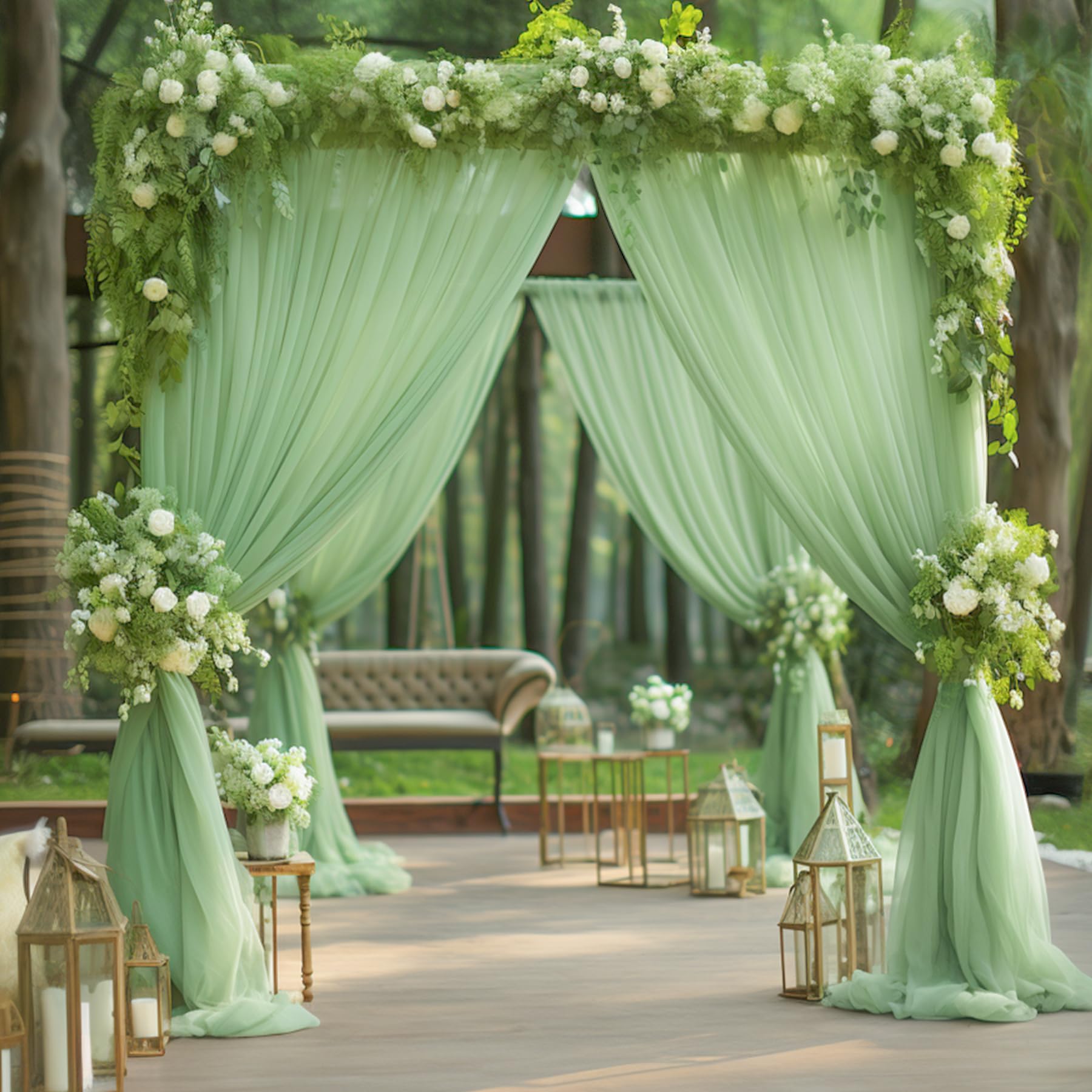 5FT×10FT Chiffon Backdrop Curt - مراجعة Office Tech Background وسعره
