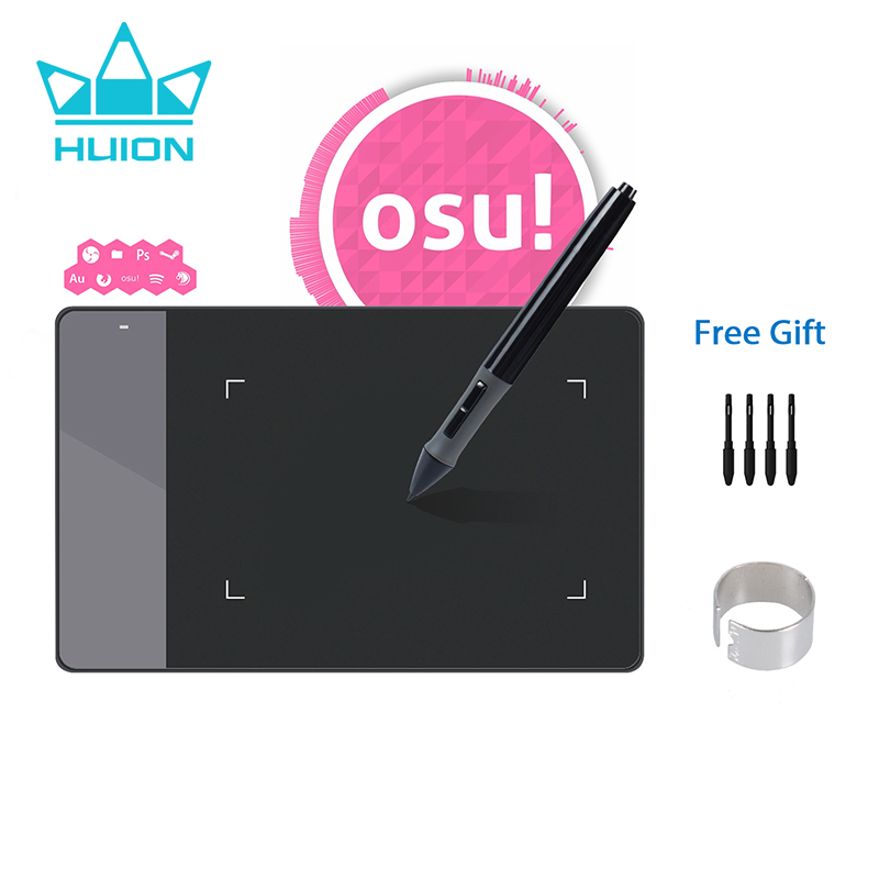 HUION 420 Graphics Tablet OSU  - مراجعة Drawing Pad Signature وسعره