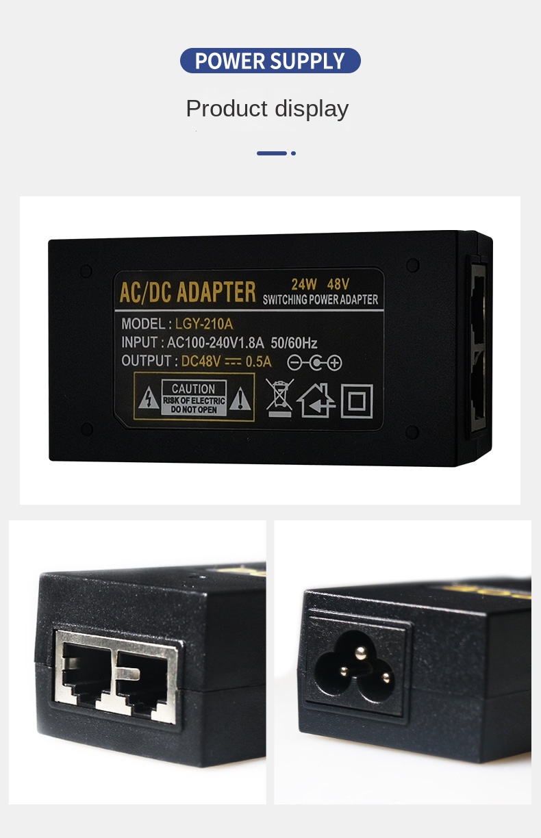 POE Gigabit Power 48V0.5A/24V  - مراجعة Power Over Ethernet وسعره