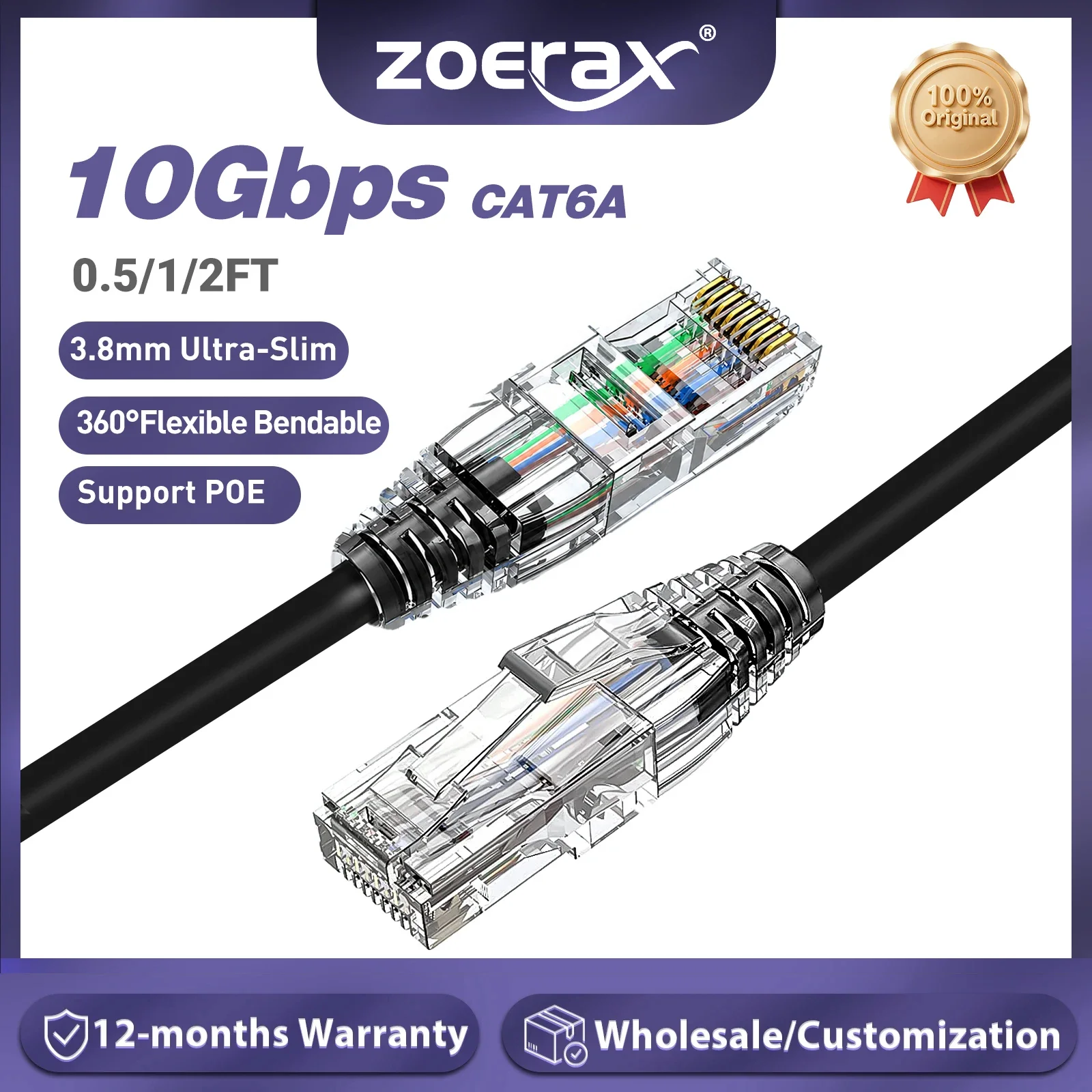 ZoeRax CAT6A 10Gbps Ethernet P - مراجعة Power Over Ethernet وسعره