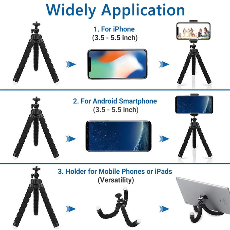 Mini Universal Octopus Tripod  - مراجعة Webcam Stand Clip وسعره