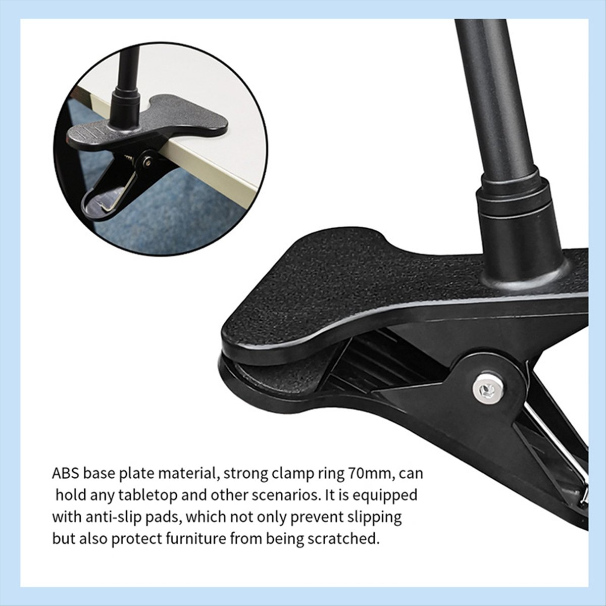 TCE Universal No Punching Clip - مراجعة Webcam Stand Clip وسعره