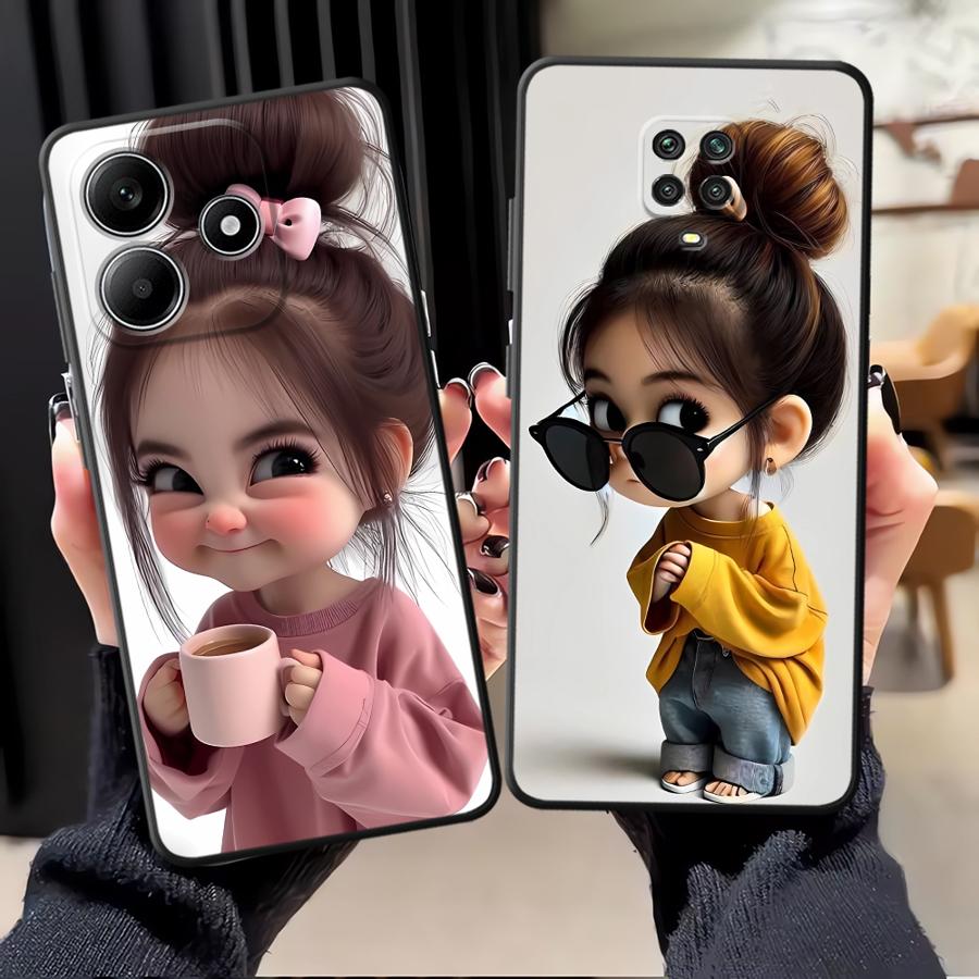 Cartoon Girl Pattern Funda Pho - مراجعة Receipt Printer Thermal وسعره