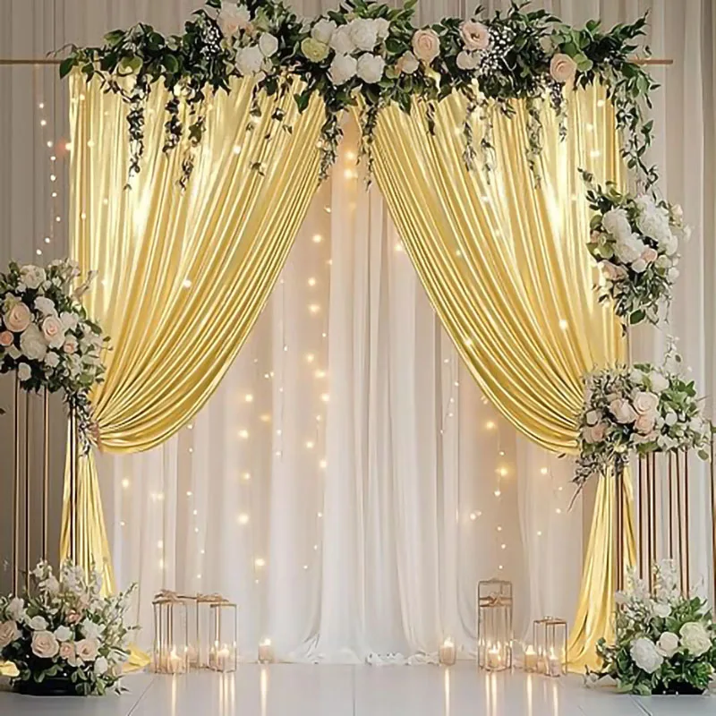 5x10ft Laser Backdrop Curtains - مراجعة Office Tech Background وسعره