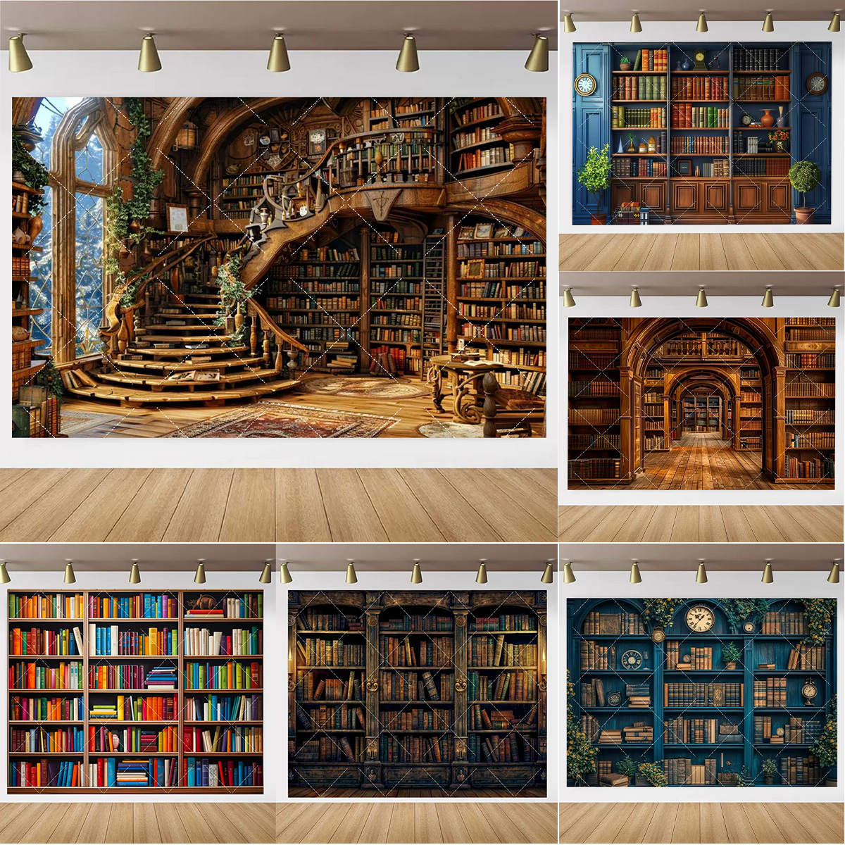 Vintage old Wooden Bookshelf B - مراجعة Office Tech Background وسعره