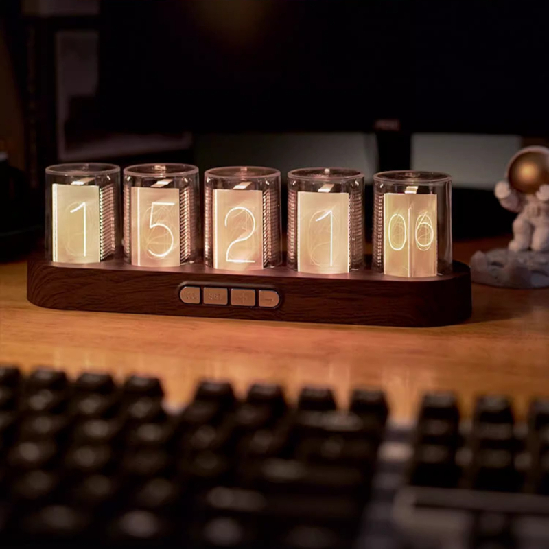 LED Nixie Tube Clock RGB Gamin - مراجعة Tech Office Youtube وسعره