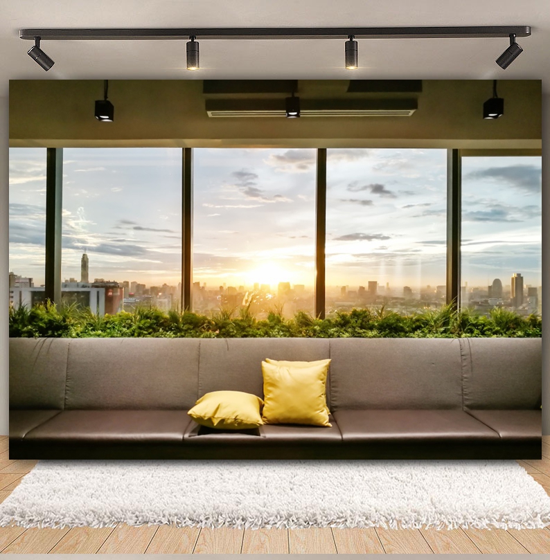 Interior Home Decor Backdrop F - مراجعة Office Tech Background وسعره