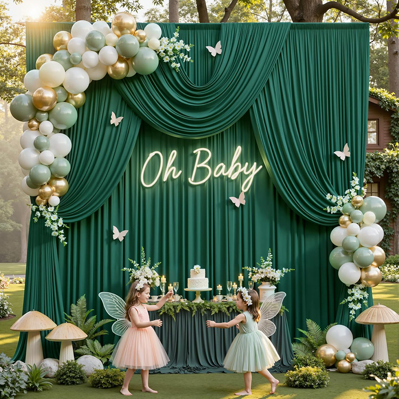 Wrinkle Free Backdrop Curtain  - مراجعة Office Tech Background وسعره